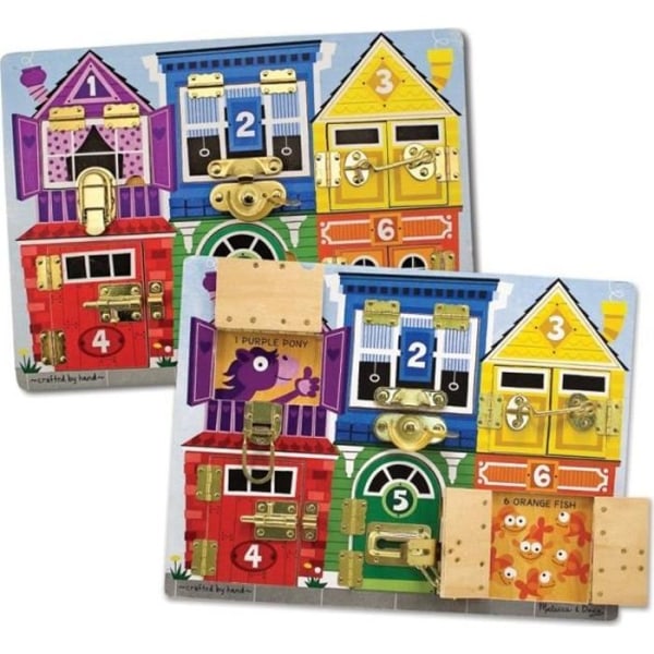 MELISSA & DOUG Låsbräda Flerfärgad