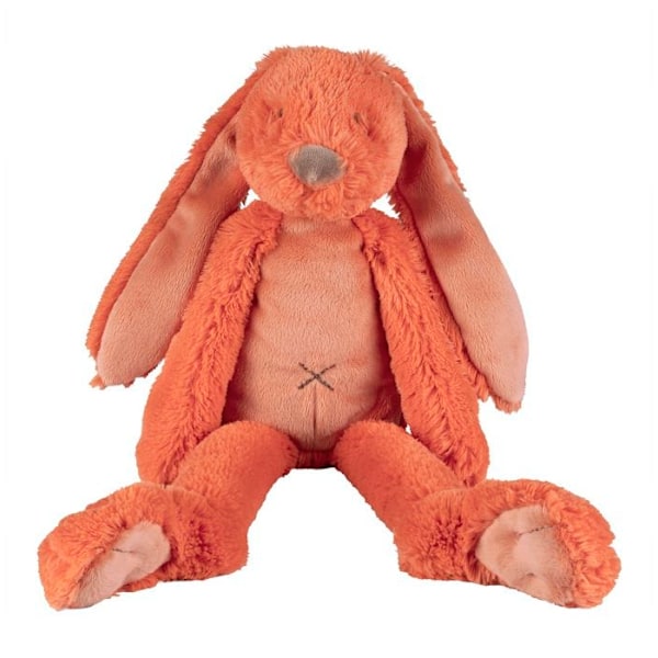 Richie Orange Rabbit Mjukleksak 38 cm - HAPPY HORSE - Plysch - För barn från födseln Orange