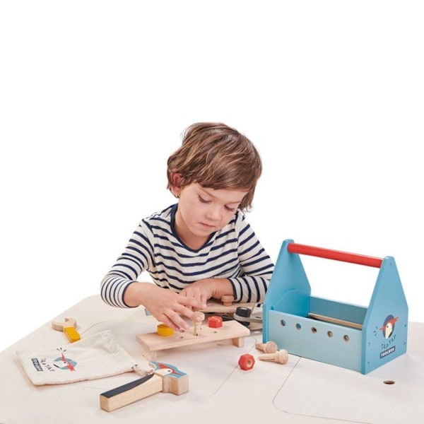 Tender Leaf Toys - Tap Tap Toolbox - DAM Blå