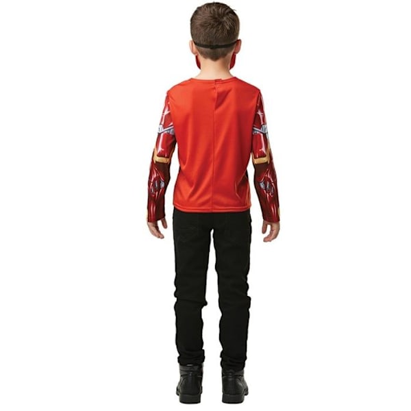 Iron Man - RUBIES - Rintasuojus ja naamio - Poika 4 vuotta ja enemmän - Marvel-lisenssi Röd