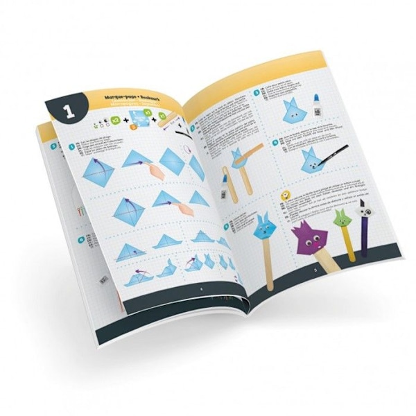 Toimintalaatikko - Edukit - Monivärinen - 800 tarviketta - 2 säilytysalustaa - 20 luovaa projektia Monivärinen