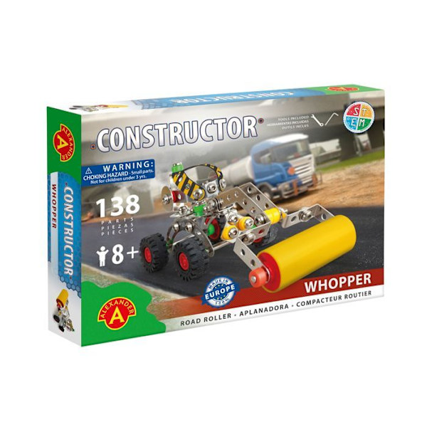 Alexander Toys - Constructor Whopper - Steamroller Grå