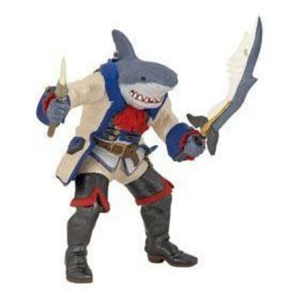 Mutant Shark Pirate Figurine - PAPO - För Barn Pojkar - Från 3 år - Inomhus