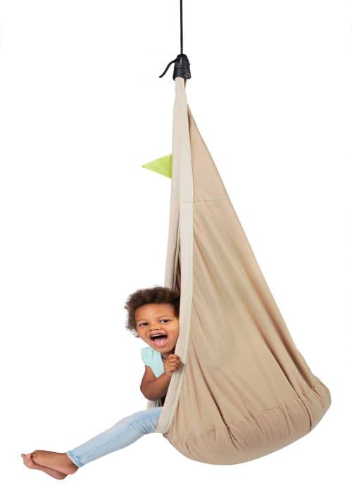LA SIESTA - JOKI luomupuuvilla Pesä-Hammock Teddy beige