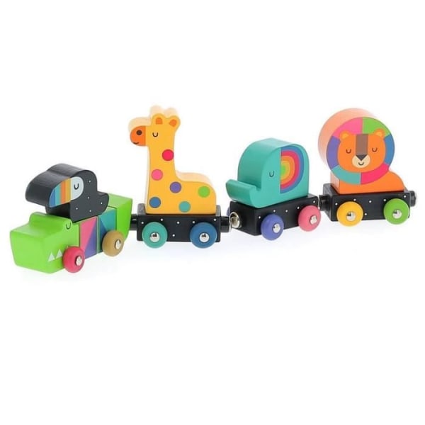 Animal Train early learning game - Vilac - Andy Westface - Wood - Finmotorik