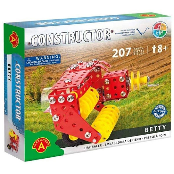 Alexander Toys - Rakennussetti Betty - Heinäp Presse Röd