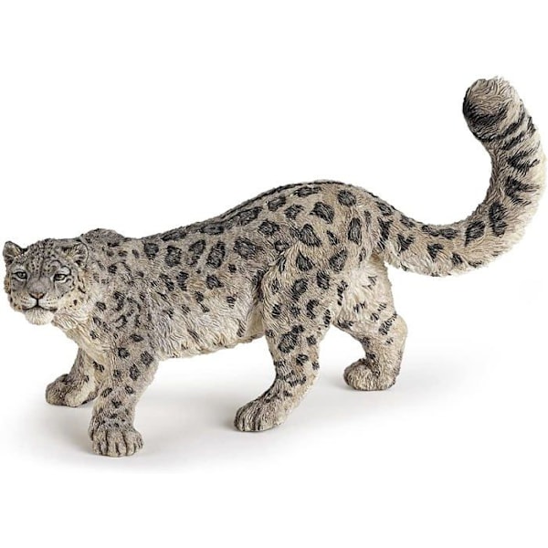 Snöleopardfigur - PAPO - LA VIE SAUVAGE - Barn - Inomhus - Grå