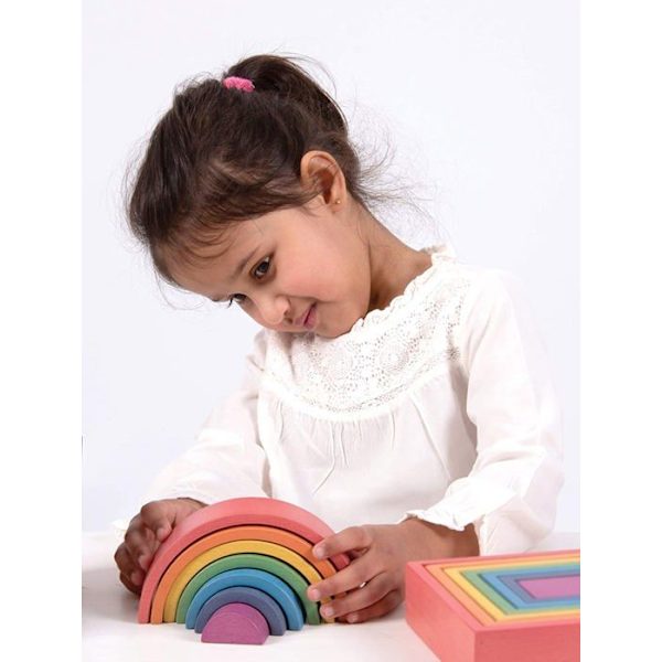 Rainbow Wooden Arch - TICKIT - Leksak - Baby - Flerfärgad - Blandad Flerfärgad
