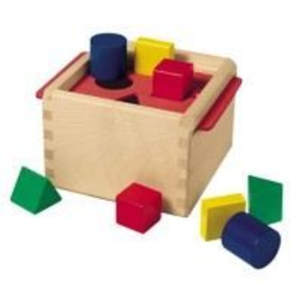 Träformad låda - SELECTA - Träformad låda modell - Pedagogisk leksak - Blandad - 12 månader och över
