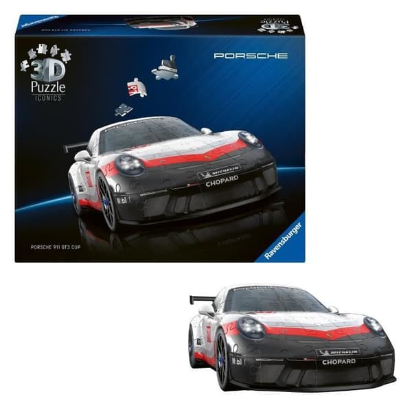 Puzzle 3D Ikonit - Porsche 911 GT3 Cup