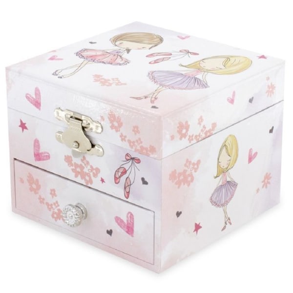 Musiikkilaatikko - Ulysses - Tanssisandaalit - Vaaleanpunainen - 12x10x8 cm - Suositellaan yli 3-vuotiaille lapsille Rosa