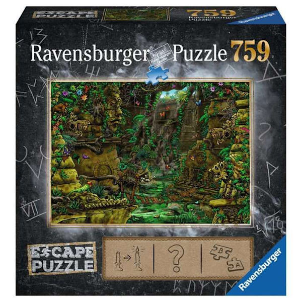 Escape Puzzle - RAVENSBURGER - Ankor Wat Temple - 759 bitar - Fantasy Tema - Vuxen Flerfärgad