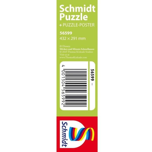 Schmidt Spil - Puzzle Mickey og Minnie Skolen 200 dele - SCHMIDT Grön