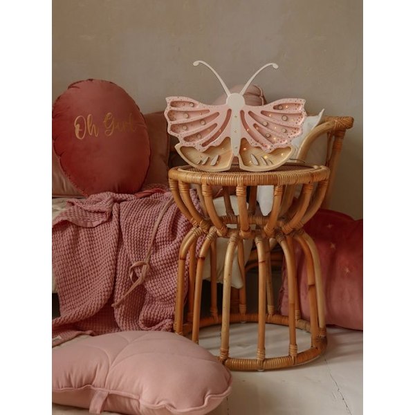 Little Lights - Strawberry Cream Butterfly Night Light Rosa