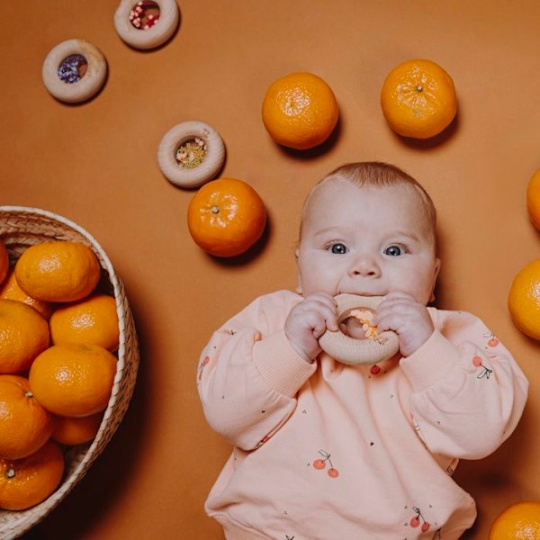 Petit Boum - Donut sensorisk Apelsiner - COOL KIDS PROJECT Orange