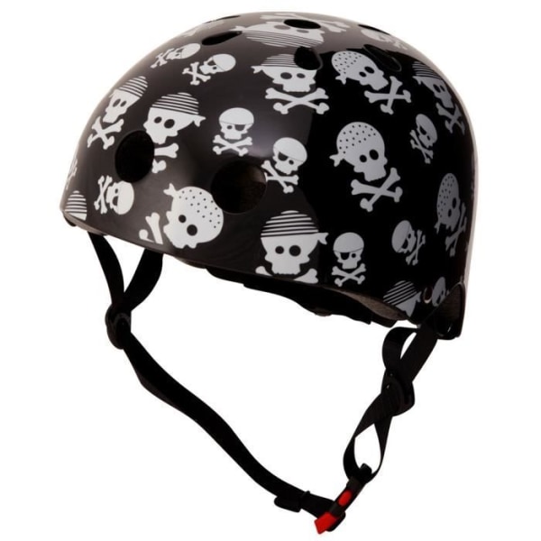 Kiddimoto - Skullz Medium barnhjälm Svart