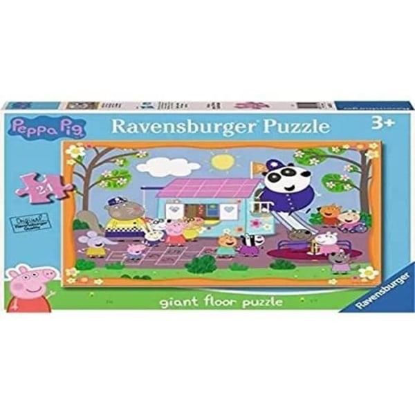 Peppa Pig - jättipuzzle - Ravensburger - 24 kappaletta - Sarjakuvat ja animaatiot - Sisätilat