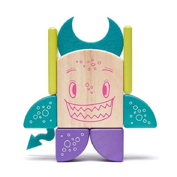 Tegu - Sticky Monsters Pip Blå