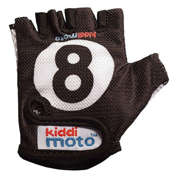 Kiddimoto - 8 pallon hanskat KESKIKOKO Svart