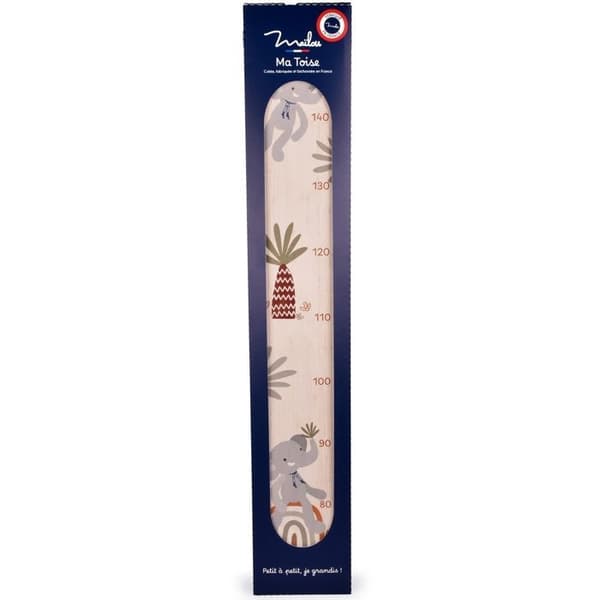 Maïlou Tradition - Træmåler Elefant jungle - DOUDOU ET COMPAGNIE beige