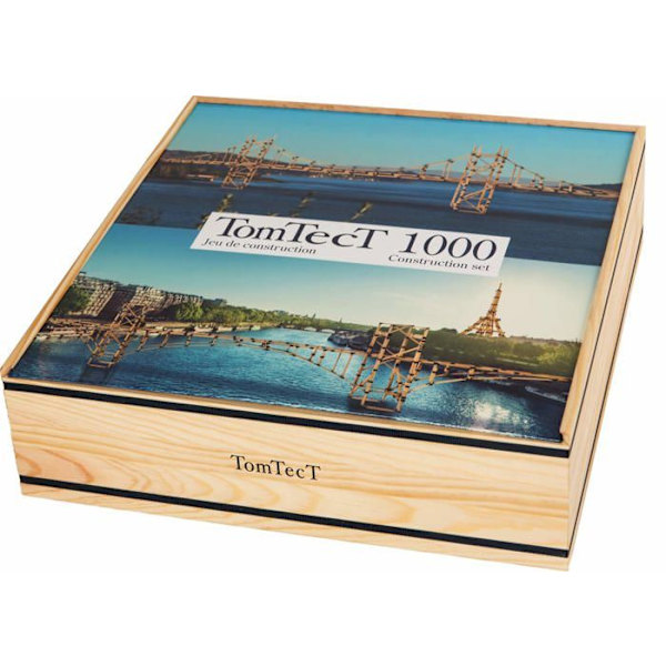 TomTecT - Box med 1000 TomTecT delar - KAPLA Beige