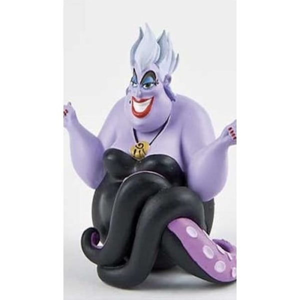 Ursula figurin - BULLY - Disney Princesses - 8cm - Handmålad Svart och lila