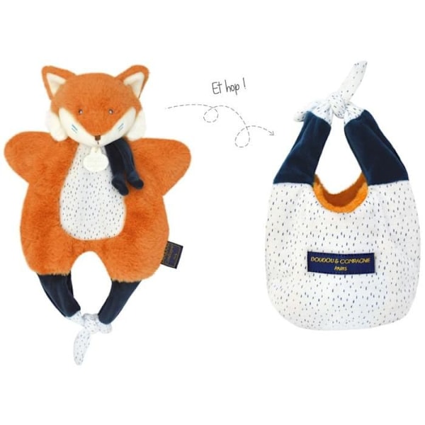 Doudou Red fox Amusette 3 IN 1 Flerfärgad