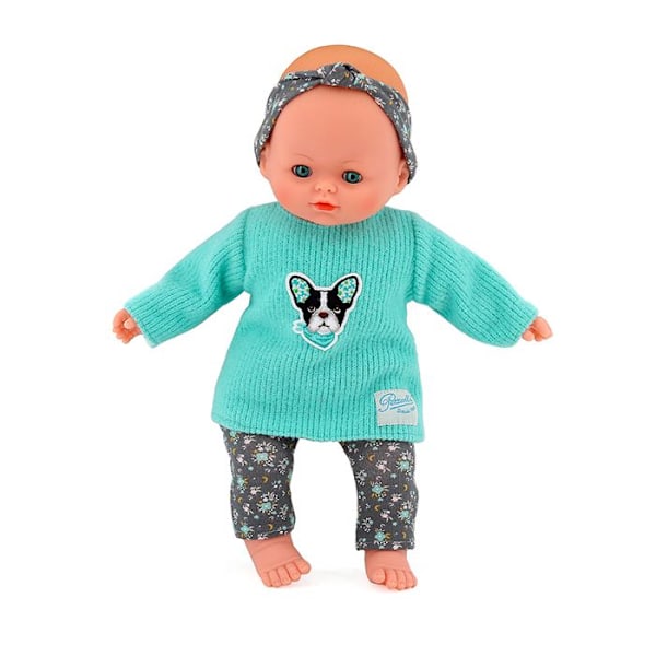 Mjuk Petit-Câlin docka 36 cm - PETITCOLLIN - Gipsy - Grön - Blandad - Passar barn från 18 månader