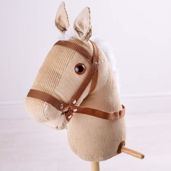 Bigjigs Cord Hobby Horse gunghäst i trä (4) - För barn i åldern 24 månader till 3 år - Inomhus - Flerfärgad Flerfärgad