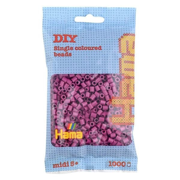 Hama - 1 000 standard MIDI perler (Ø5 mm) Blomme Blomme