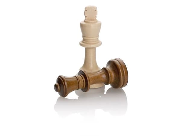 Cayro - Schackpjäser - Kung 8,89 cm hög Beige