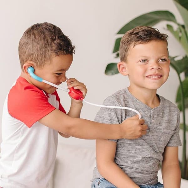 Melissa & Doug - Lääkärin Taittelusetti Blå