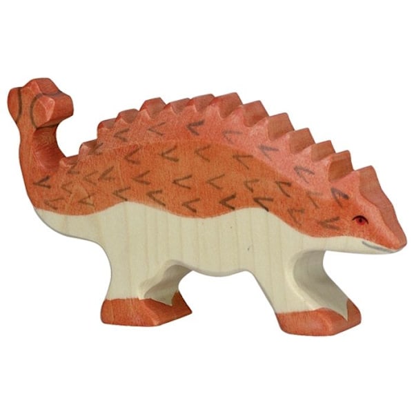 HOLZTIGER Ankylosaurus Figur - ANKYLOSAUR Modell - För barn från 3 år