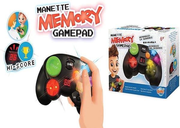 Buki elektronisk hukommelsesspil - Controller - Blå - Unisex - 3 år og op Blå