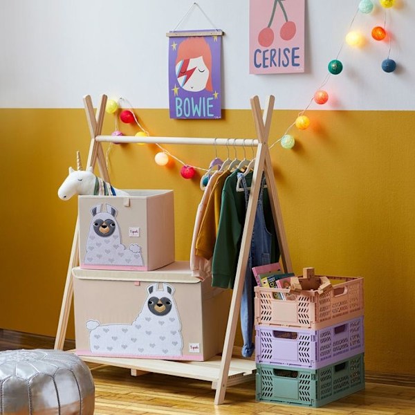 3 groddar - Llama Toy Box - ELEMENT FÖR BARN Vit