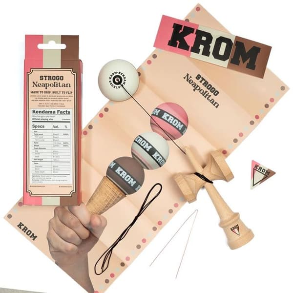KROM Kendama - Krom Kendama Strogo Neapolitan Vanilla - KROM beige