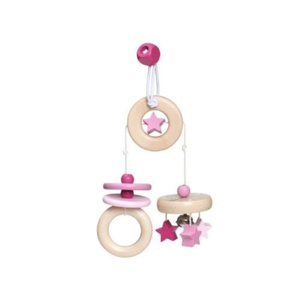 Sternchen Spass Girl Pink Game - Selecta - Leksak till barnvagn - 0-18 månader - Ekologiskt trä