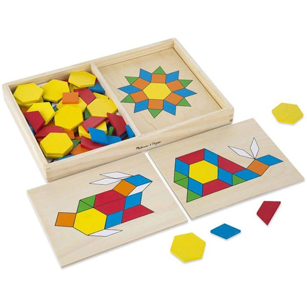 MELISSA & DOUG - Kuviopalkit ja -taulut Flerfärgad