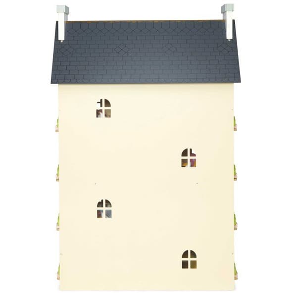 Palace dockskåp - Le Toy Van - 4 våningar - Hållbart trä - Grått och beige Grå och beige
