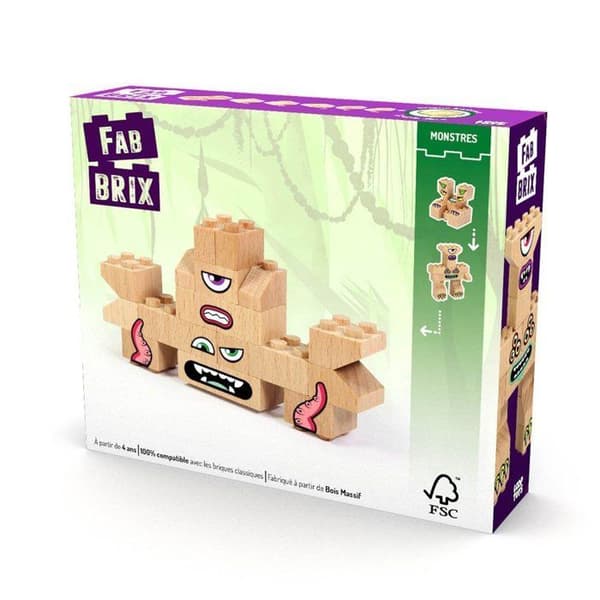 Boks 17 mursten FABBRIX Monstrene Beige