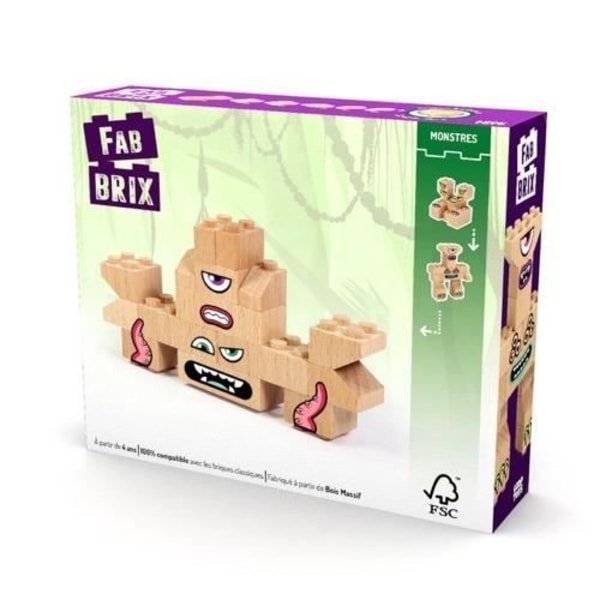 Laatikko 17 tiiltä FABBRIX Hirviöt Beige
