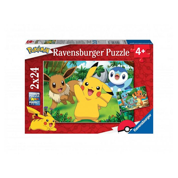Puzzles 2x24p - pikachu ja hänen