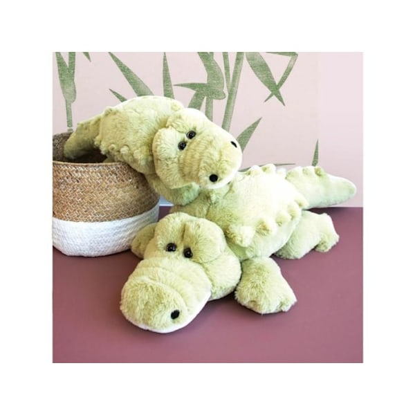 Jättikrokotiili Croco'Doux Savanni - Histoire d'Ours - 80CM - Vihreä - Lapsi - Sekä pojat että tytöt Grön