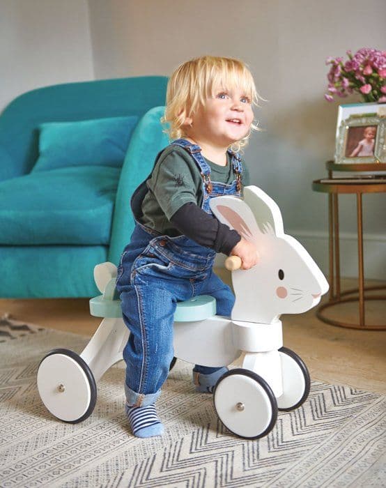 Draisienne med 4 Hjul Junior Hvid - Tender Leaf Toys - Loopcykel Vit