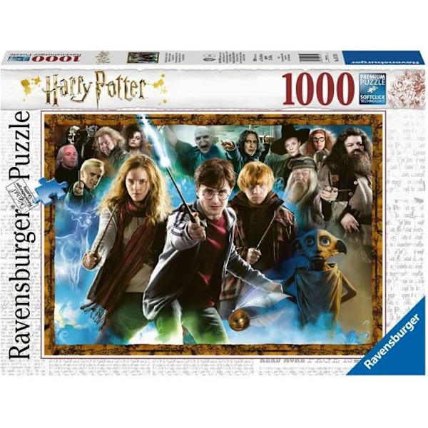 Harry Potter 1000 bitars pussel - Ravensburger - Människor, karaktärer och kändisar - Blandat - Från 12 år Flerfärgad