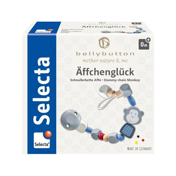 Selecta - Blue monkey nappklämma - SCHMIDT Blå