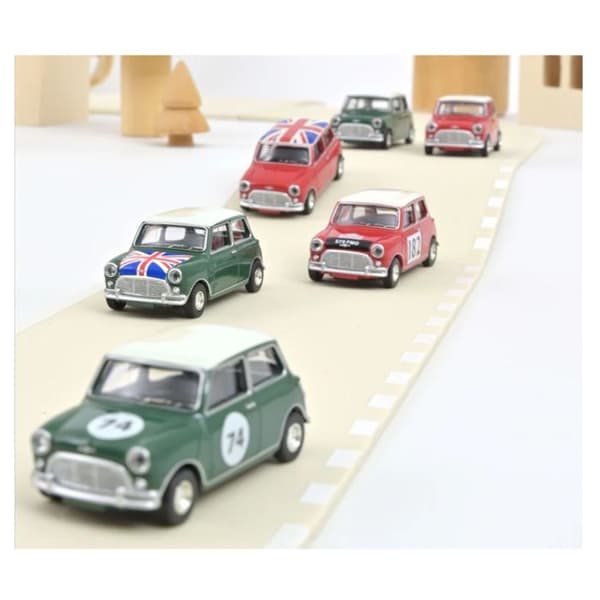 Samlemodelbil - NOREV - MINI Cooper S 1964 - Skala 1/54 - Grøn - Ref. 310524 Grön