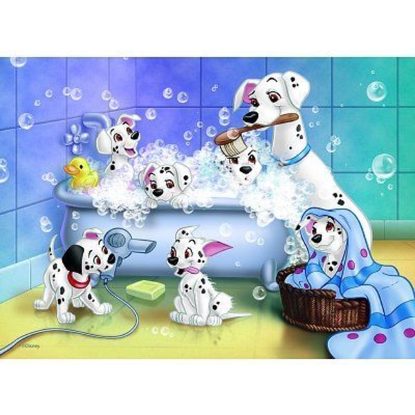 Puzzle 60 p - NATHAN - 101 Dalmatialaista - Valkoinen - Disney - Elämyskuva Flerfärgad