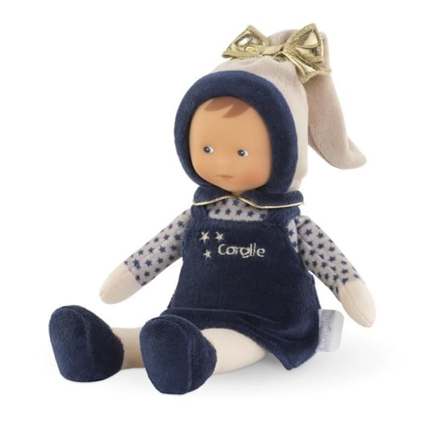 Mon Doudou COROLLE - Neiti Marine Tähtien Unia - 25 cm - pieni nukke - vaniljan tuoksu - alkaen synnystä