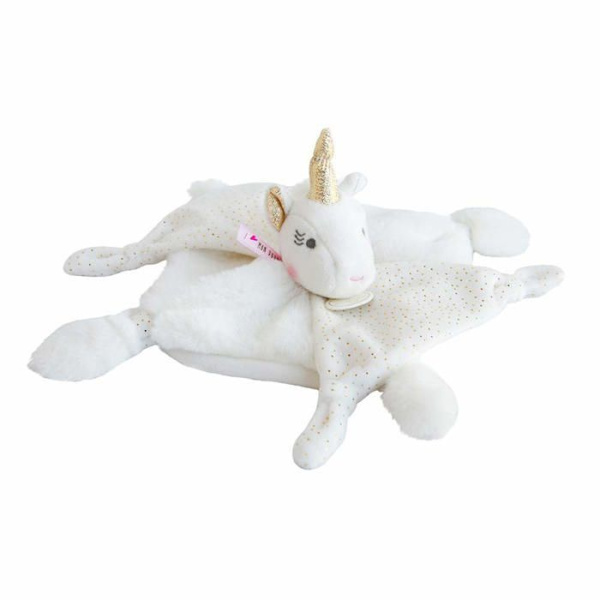 Peitto - DOUDOU ET COMPAGNIE - Kultainen yksisarvinen 22 cm - Lapsi - Tyttö - Valkoinen gyllene